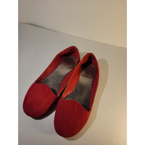 Helium Womens Red Flats Size 10 - Picture 2 of 10